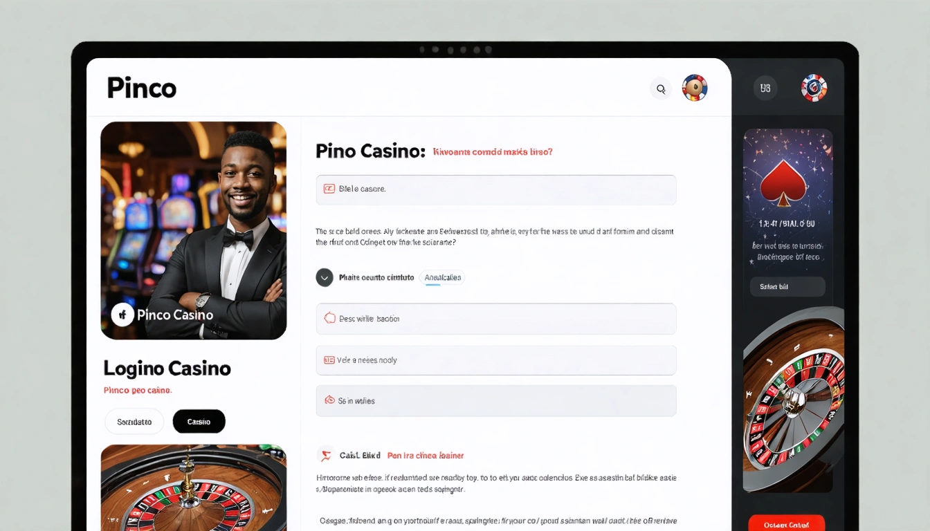 login Pinco Casino